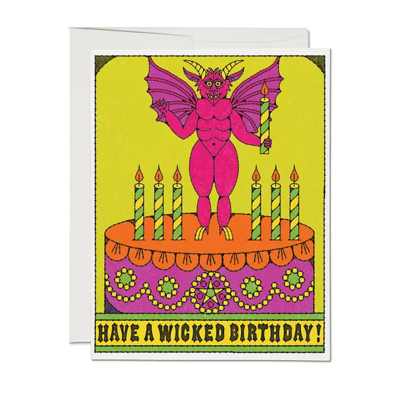 'Wicked Birthday' Card