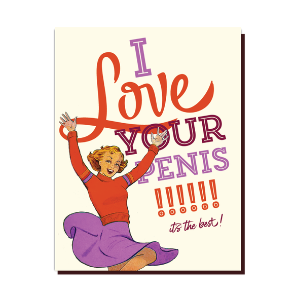 'I Love Your Penis!' Card